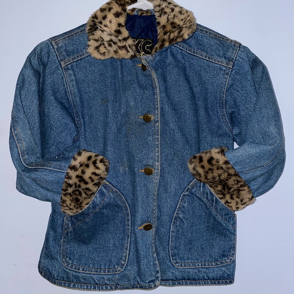 Girls Jean jacket size large!